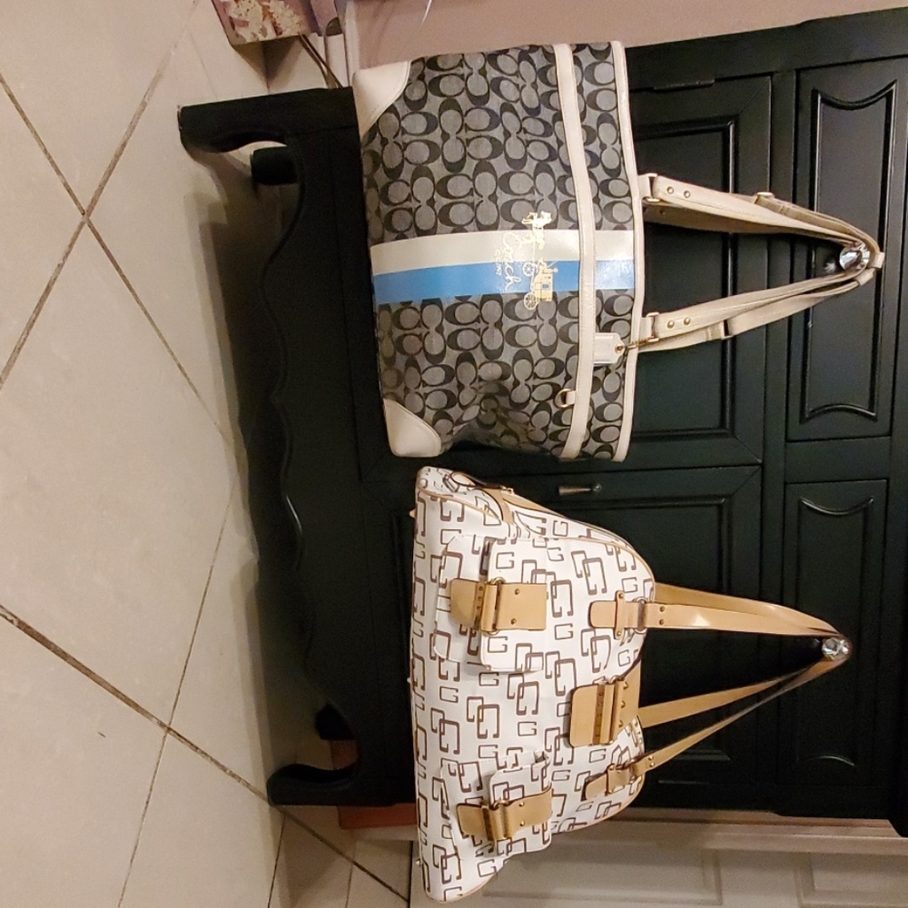 Guess Tote And Coach Baby Bag - Picture 2 of 2